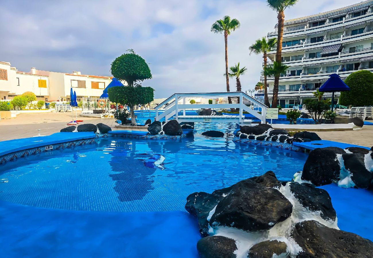 Estudio en Costa Adeje - Balcón, vista al mar, WiFi, A/C, piscina, 100 mts. de la playa