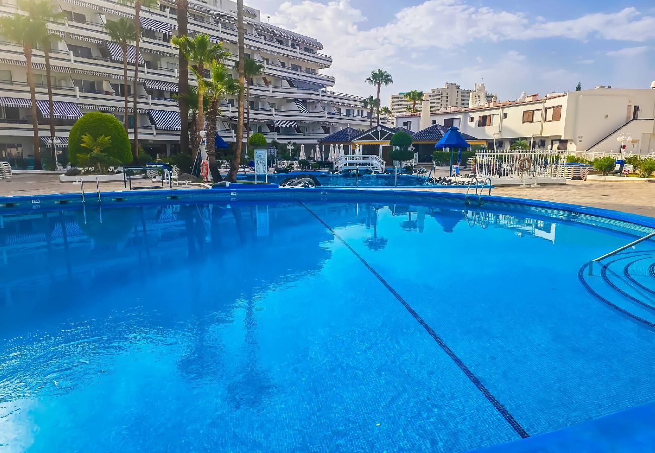 Estudio en Costa Adeje - Balcón, vista al mar, WiFi, A/C, piscina, 100 mts. de la playa