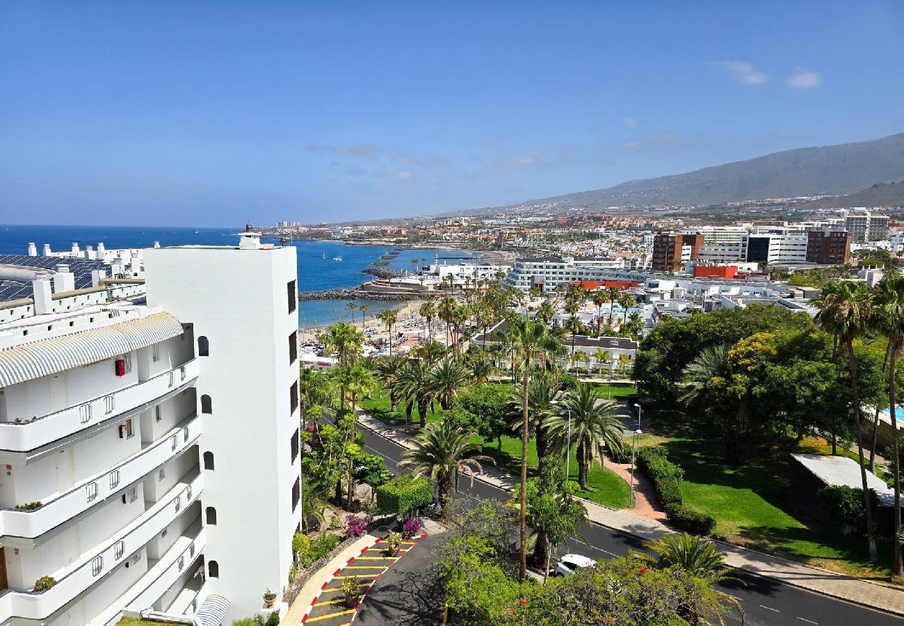 Estúdio em Costa Adeje - Varanda, vista para o mar, WiFi, A/C, piscina, 100 mts. da praia