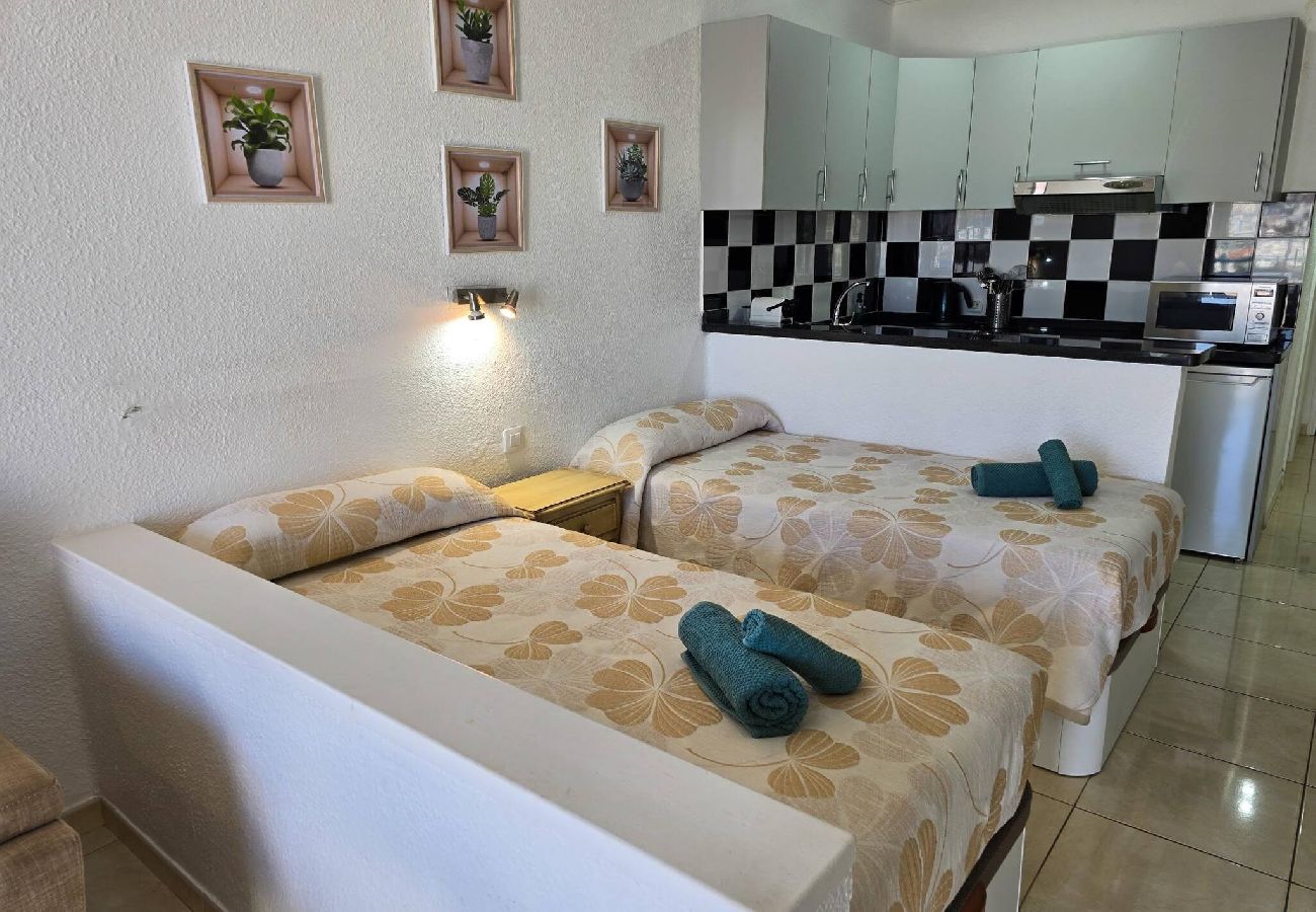 Studio in Costa Adeje - Balcony, sea view, WiFi, A/C, pool, 100 mts. from the beach