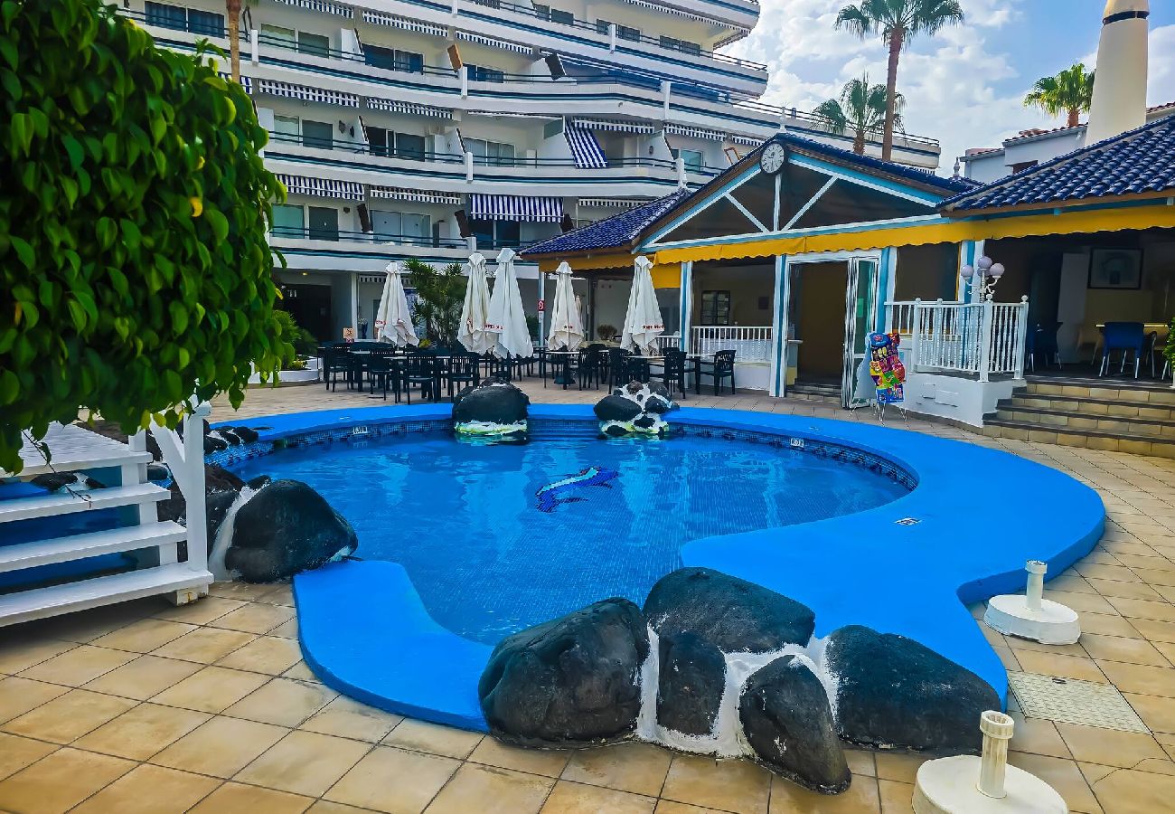 Studio in Costa Adeje - Balcony, sea view, WiFi, A/C, pool, 100 mts. from the beach